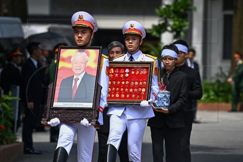 VIETNAM FUNERAL NGUYEN PHU TRONG