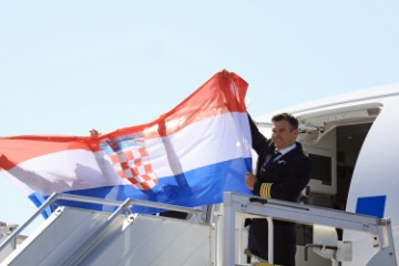 Doček novog zrakoplova Airbus A220 u zagrebačkoj zračnoj luci