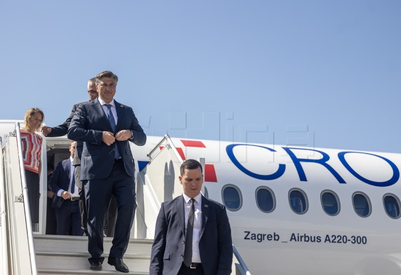 Doček novog zrakoplova Airbus A220 u zagrebačkoj zračnoj luci