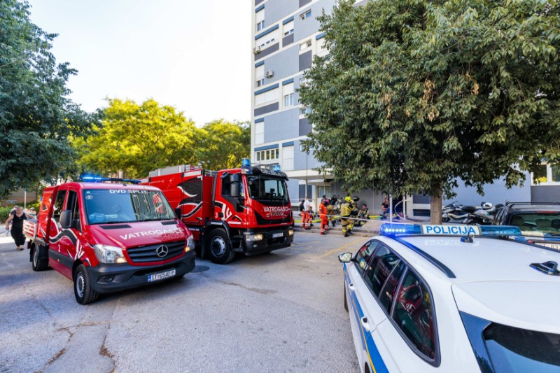 Split: požar u stanu u Sukoišanskoj ulici