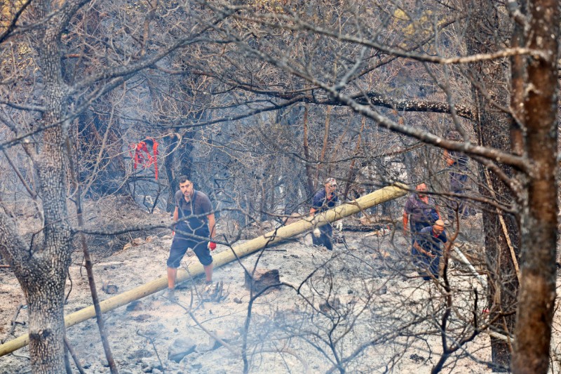 Popravlja se situacija na požarištu kod Tučepa