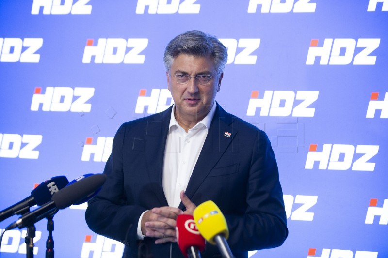 Izjava nakon sjednice Predsjedništva HDZ-a - Plenković