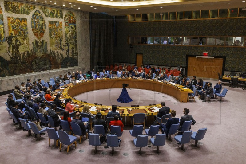 USA UNITED NATIONS SECURITY COUNCIL MEETING