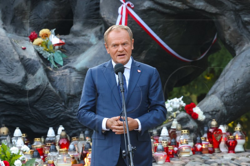 POLAND WARSAW UPRISING ANNIVERSARY