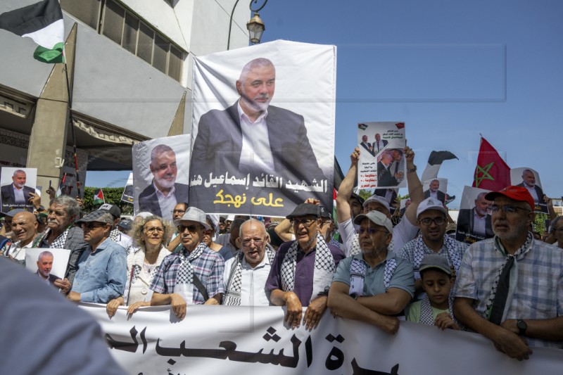 MOROCCO PROTEST HANIYEH