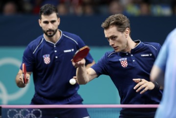 OI: Stolni tenis, ekipno: Koreja - Hrvatska