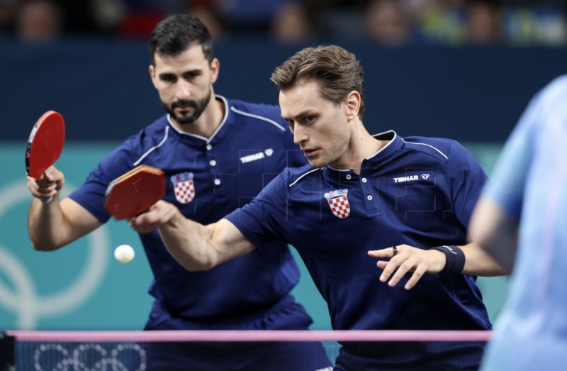 OI: Stolni tenis, ekipno: Koreja - Hrvatska