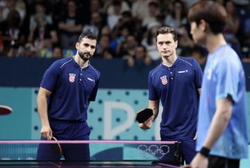 OI: Stolni tenis, ekipno: Koreja - Hrvatska