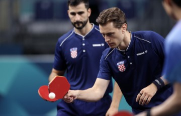 OI: Stolni tenis, ekipno: Koreja - Hrvatska