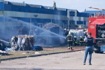 Osijek: Ponovo požar u Dravi International