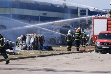 Osijek: Ponovo požar u Dravi International