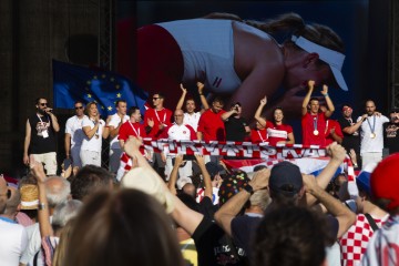 Doček olimpijaca na Trgu bana Jelačića