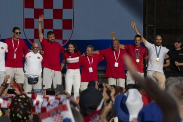 Doček olimpijaca na Trgu bana Jelačića