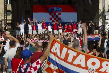 Doček olimpijaca na Trgu bana Jelačića