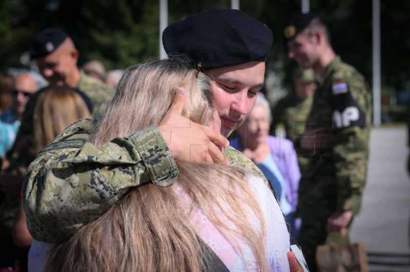 Peti hrvatski kontingent ispraćen u misiju NATO-a u Mađarskoj