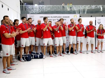 Doček hrvatskih olimpijaca u zagrebačkoj zračnoj luci