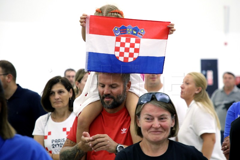 Doček hrvatskih olimpijaca u zagrebačkoj zračnoj luci