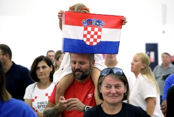 Doček hrvatskih olimpijaca u zagrebačkoj zračnoj luci