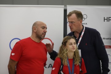 Doček hrvatskih olimpijaca u zagrebačkoj zračnoj luci