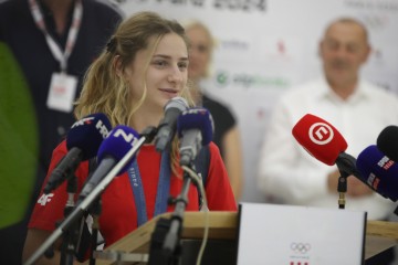 Doček hrvatskih olimpijaca u zagrebačkoj zračnoj luci