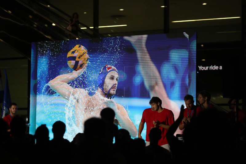 Doček hrvatskih olimpijaca u zagrebačkoj zračnoj luci