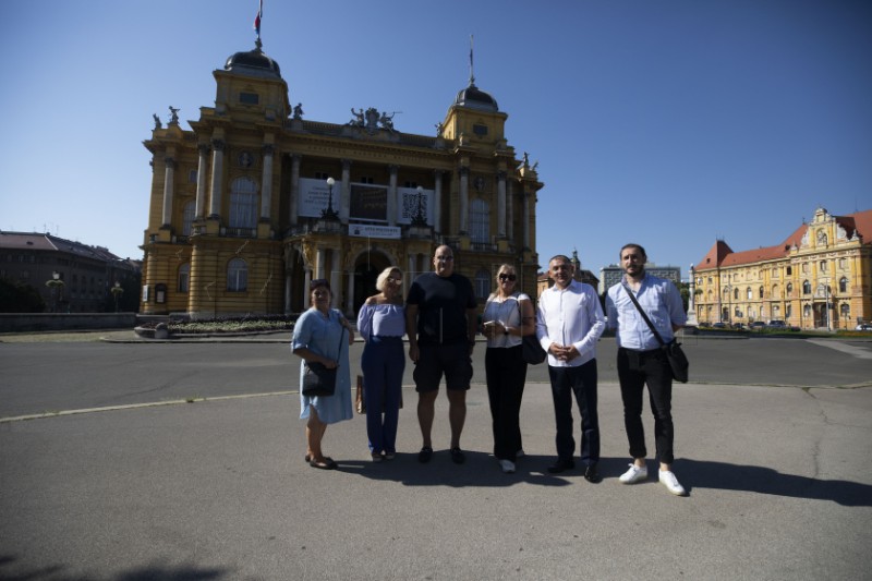 Konferencija za medije stranke Plavi grad o uvođenju mjere tzv. blokovskog parkiranja