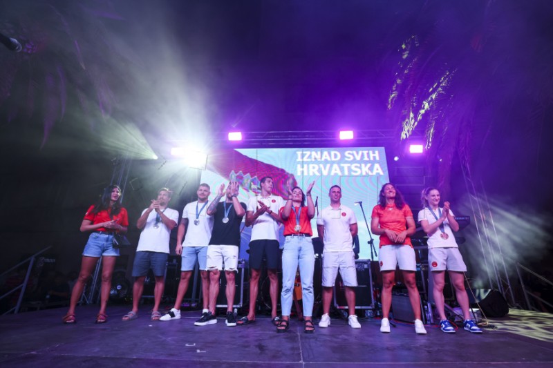 Doček splitskih olimpijaca i osvajača medalja