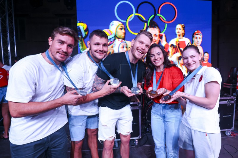 Doček splitskih olimpijaca i osvajača medalja