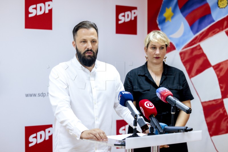 Konferencija za medije SDP-a na temu o problemima u Jadroliniji