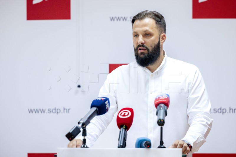 Konferencija za medije SDP-a na temu o problemima u Jadroliniji