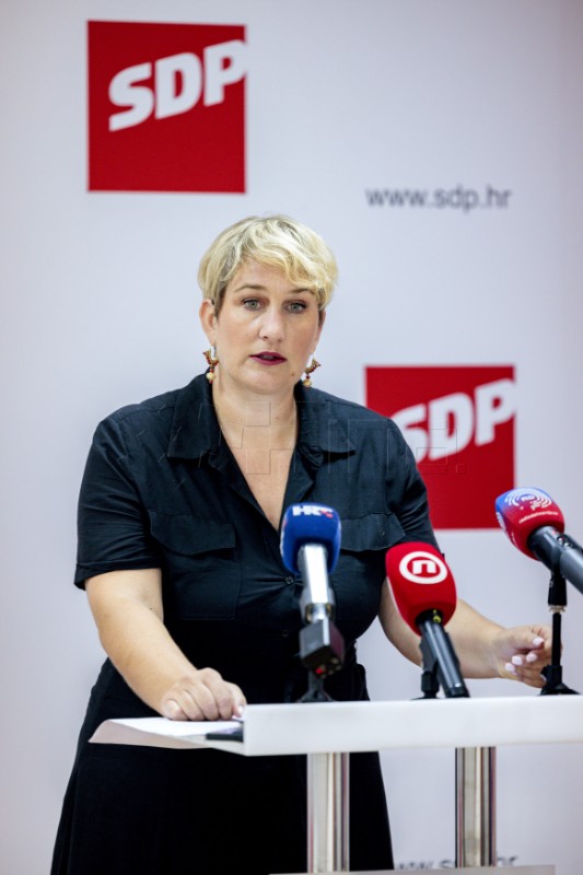 Konferencija za medije SDP-a na temu o problemima u Jadroliniji