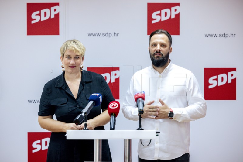 Konferencija za medije SDP-a na temu o problemima u Jadroliniji