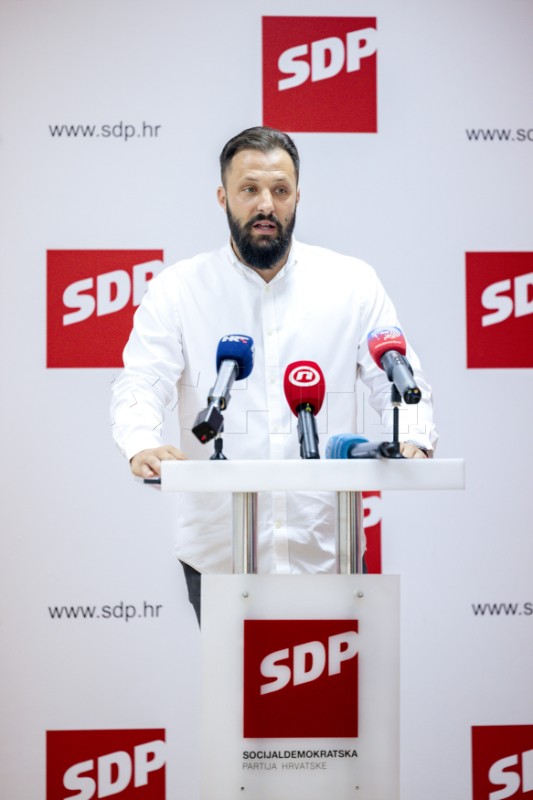 Konferencija za medije SDP-a na temu o problemima u Jadroliniji