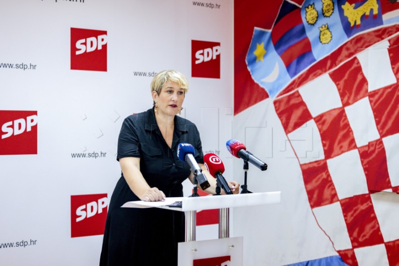 Konferencija za medije SDP-a na temu o problemima u Jadroliniji