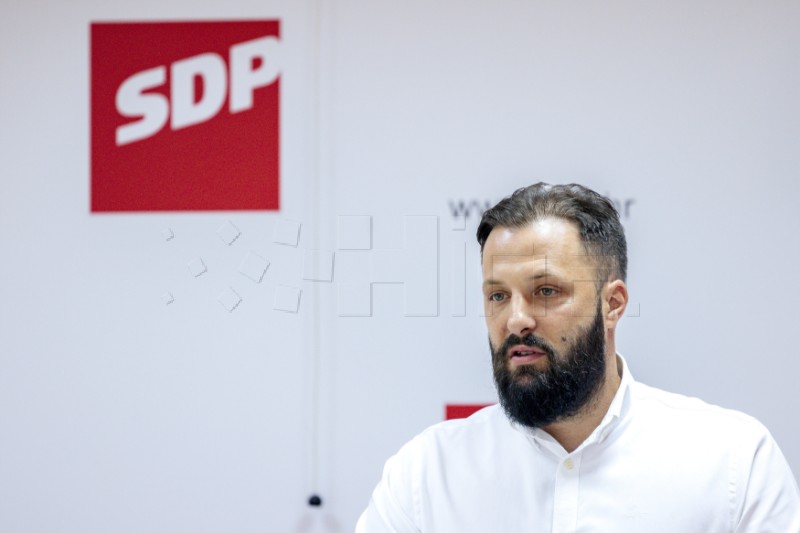 Konferencija za medije SDP-a na temu o problemima u Jadroliniji