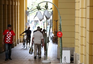 Umjetnički projekt Okolo na ulicama Zagreba