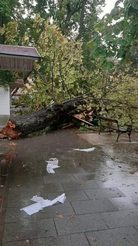  Iznenadno grmljavinsko nevrijeme zahvatilo bjelovarsko područje 