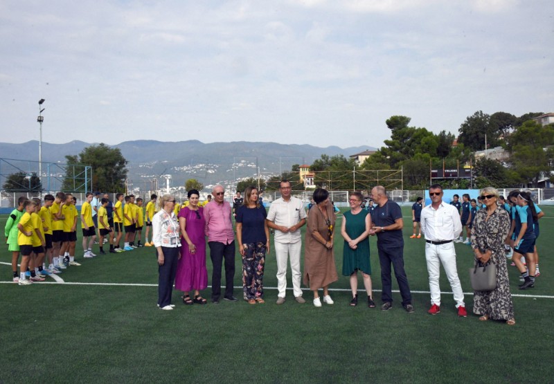 Obilazak pomoćnog igrališts stadiona Kantrida