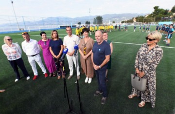 Obilazak pomoćnog igrališts stadiona Kantrida