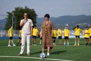 Obilazak pomoćnog igrališts stadiona Kantrida