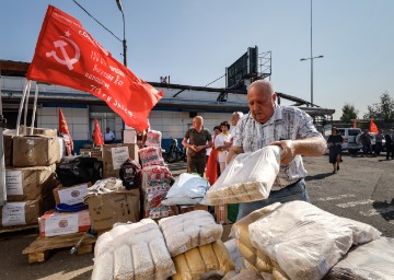 RUSSIA UKRAINE CONFLICT HUMANITARIAN CONVOY