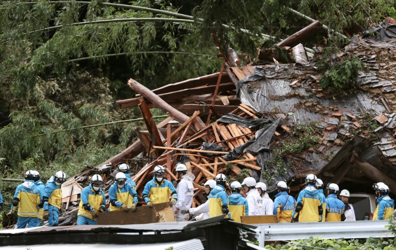 JAPAN WEATHER TYPHOON SHANSHAN