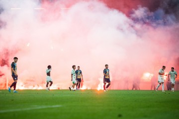 Uzvratna utakmica playoffa Konferencijske nogometne lige Olimpija - Rijeka