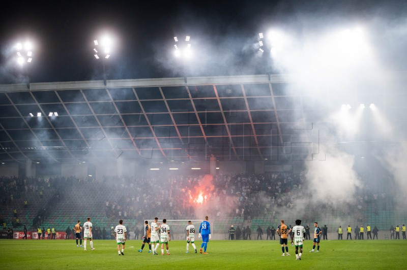 Uzvratna utakmica playoffa Konferencijske nogometne lige Olimpija - Rijeka