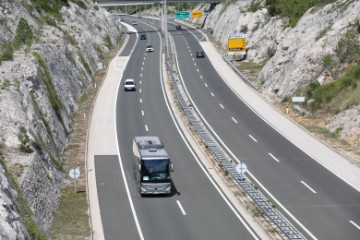 Pojačan promet na autocesti na jugu Hrvatske