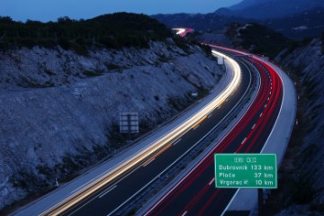 Pojačan promet na autocesti na jugu Hrvatske