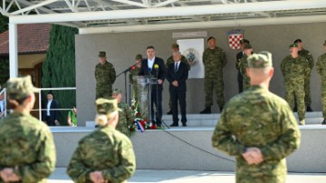 Požega: Predsjednik Milanović na svečanoj prisezi 43. naraštaja ročnih vojnika