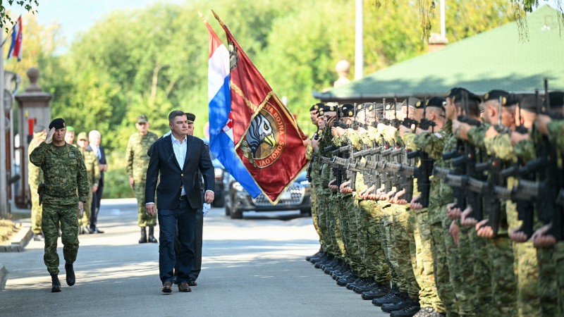 Požega: Predsjednik Milanović na svečanoj prisezi 43. naraštaja ročnih vojnika