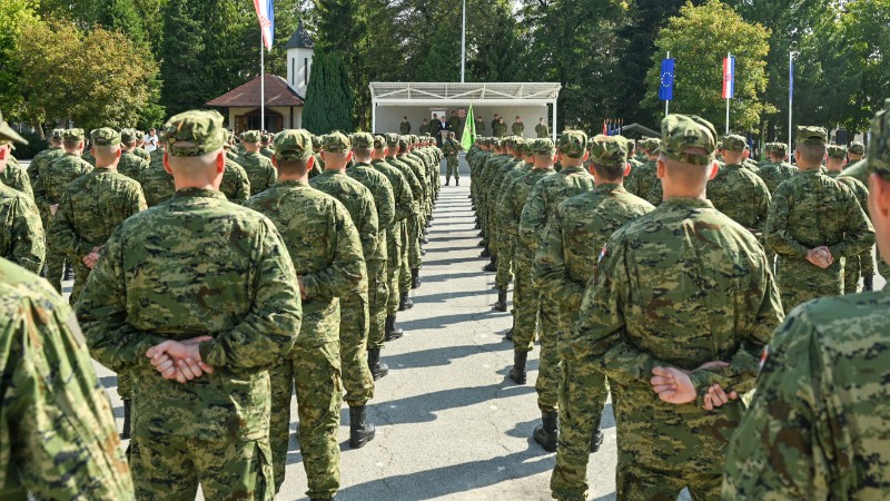 Požega: Predsjednik Milanović na svečanoj prisezi 43. naraštaja ročnih vojnika