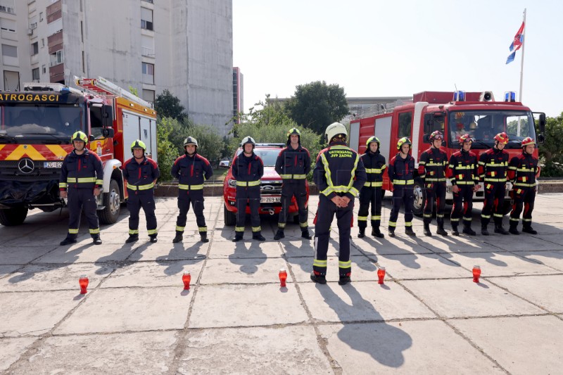 Zadar: Odana počast vatrogascima poginulim u kornatskoj tragediji